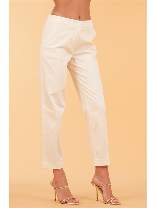 Pantalone in cotone rasato Clips | D2309121BURRO