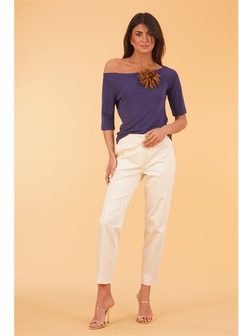 Maglia in viscosa Clips | D5301100BLU