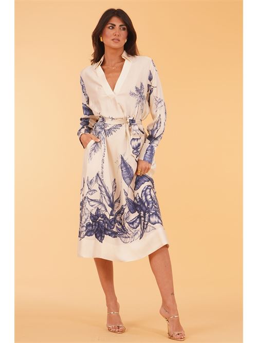 Abito in viscosa fantasia Clips | E0304241FANTASIA