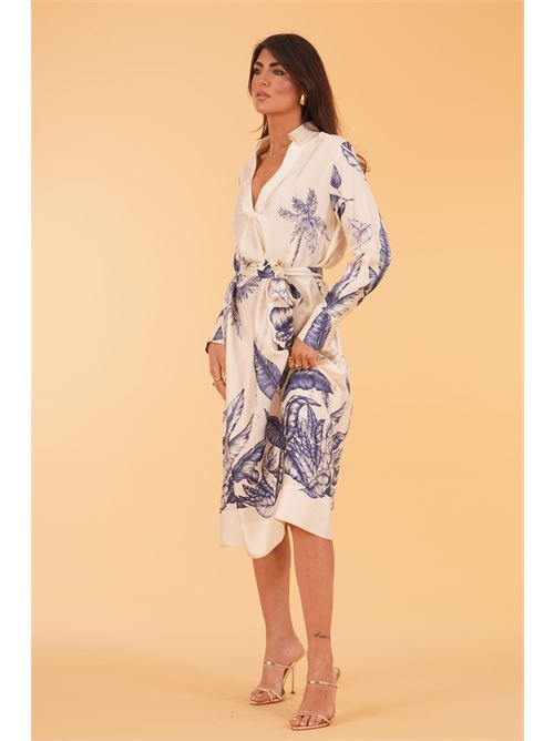 Abito in viscosa fantasia Clips | E0304241FANTASIA