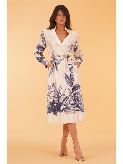 Abito in viscosa fantasia Clips | E0304241FANTASIA