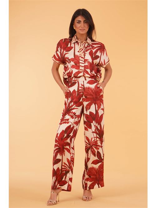 Polo camicia in viscosa fantasia Clips | E3174247FANTASIA