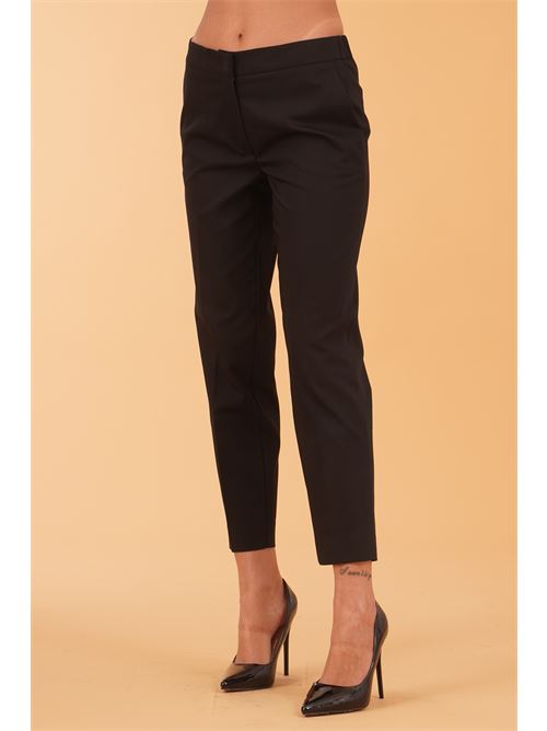 Pantalone in cotone elastico Clips | G2309372NERO