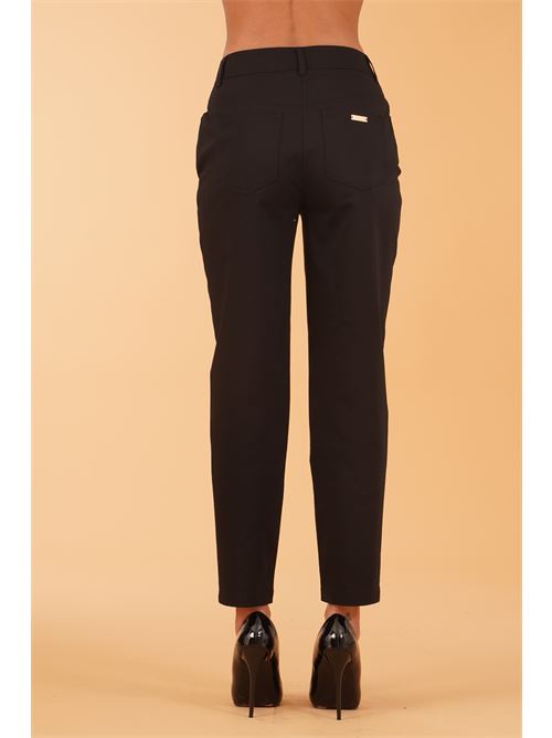Pantalone in cotone elastico Clips | G2669372NERO
