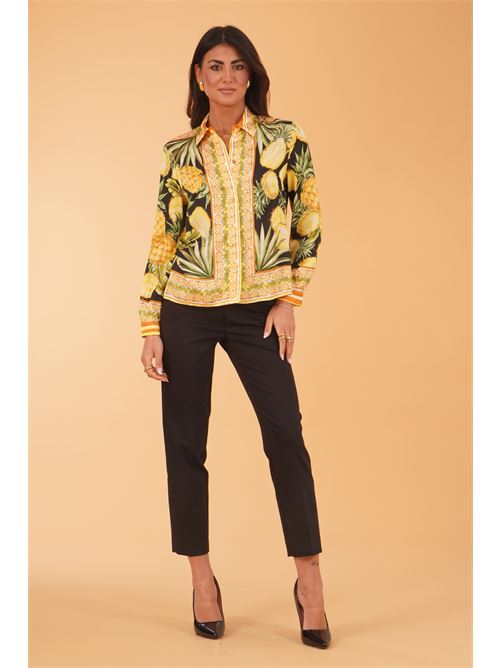 Camicia in viscosa fantasia