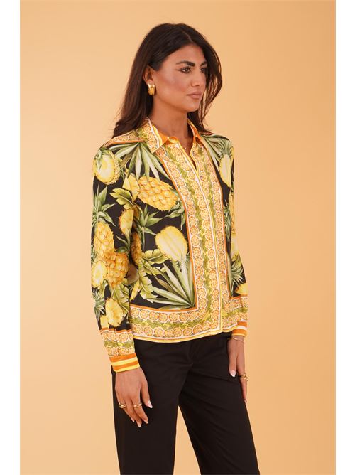 Camicia in viscosa fantasia Clips | G3224259FANTASIA