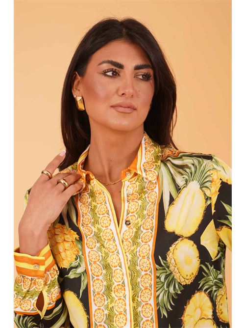 Camicia in viscosa fantasia Clips | G3224259FANTASIA