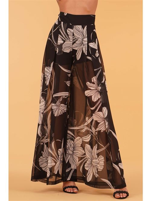 Pantalone Brando in georgette fantasia Divedivine | BRANDOFANTASIA