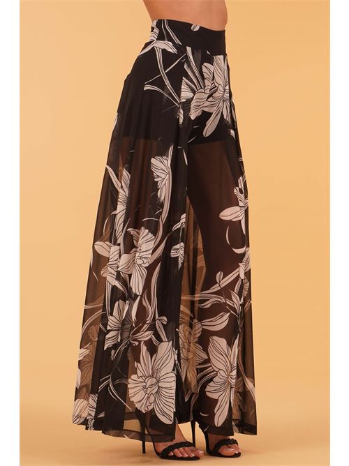 Pantalone Brando in georgette fantasia Divedivine | BRANDOFANTASIA