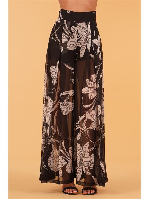 Pantalone Brando in georgette fantasia Divedivine | BRANDOFANTASIA