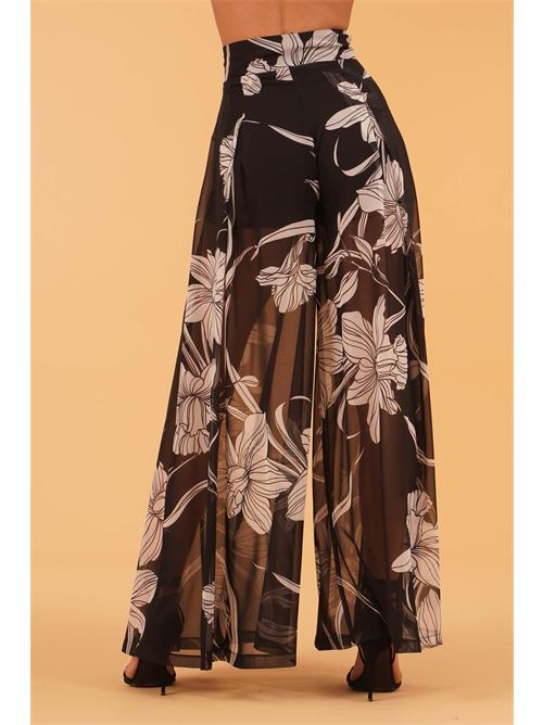 Pantalone Brando in georgette fantasia Divedivine | BRANDOFANTASIA