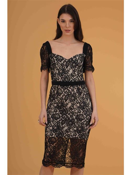 Abito Dafne in pizzo Divedivine | DAFNENERO