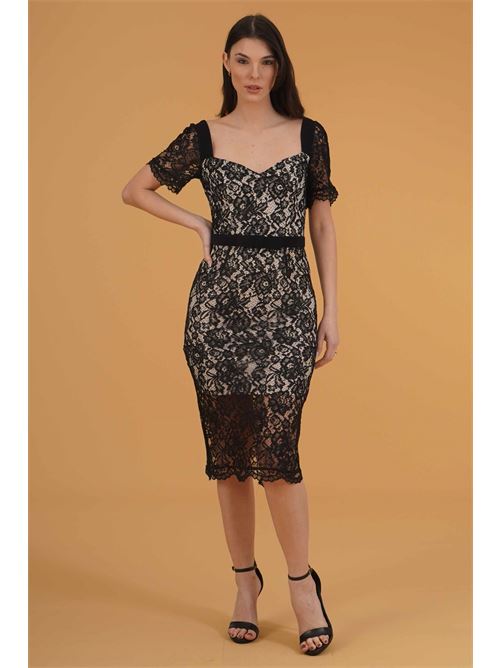 Abito Dafne in pizzo Divedivine | DAFNENERO