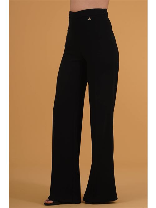 Pantalone Julian in crepe Divedivine | JULIAN PE26NERO