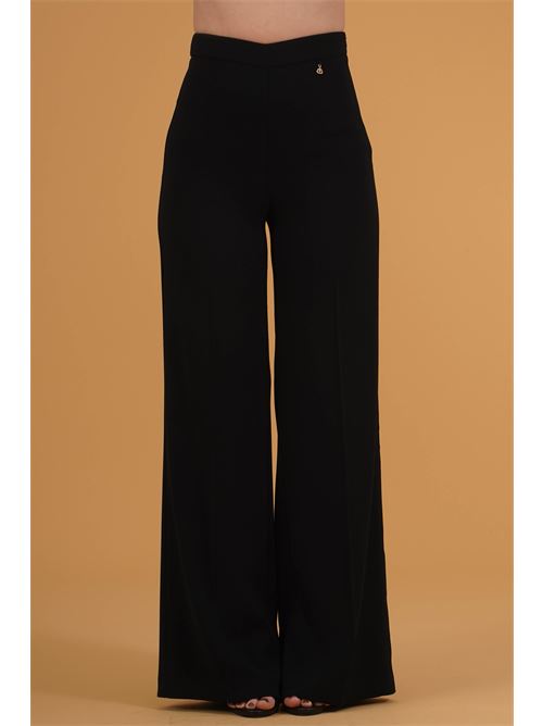 Pantalone Julian in crepe Divedivine | JULIAN PE26NERO
