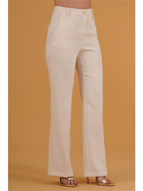 Pantalone Kuk in crepe Divedivine | KUK PE26BURRO