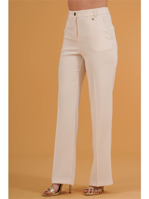 Pantalone Kuk in crepe Divedivine | KUK PE26BURRO