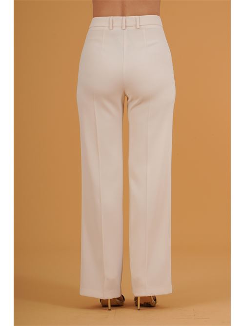 Pantalone Kuk in crepe Divedivine | KUK PE26BURRO