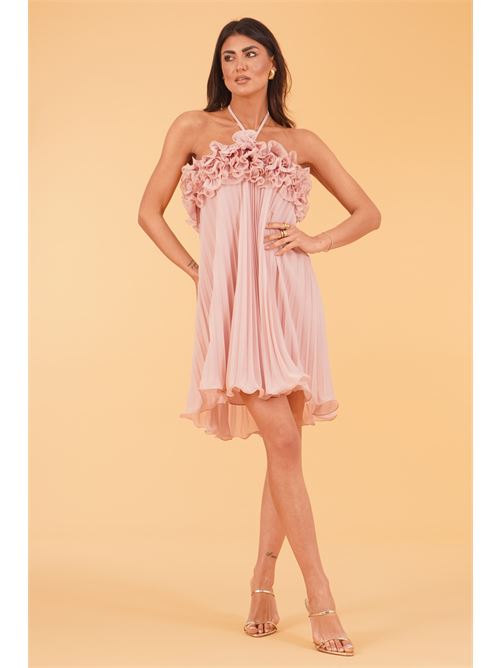 Abito Vittoria in georgette plissettato Divedivine | VITTORIACIPRIA