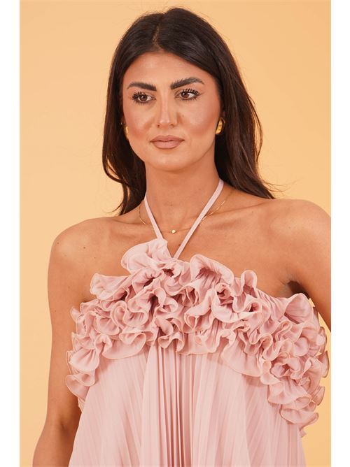 Abito Vittoria in georgette plissettato Divedivine | VITTORIACIPRIA