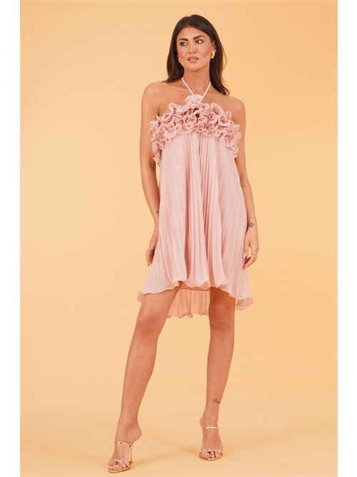 Abito Vittoria in georgette plissettato Divedivine | VITTORIACIPRIA