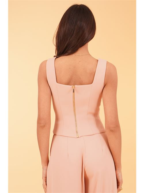 Top in cady Dramee | 26110MOCHA