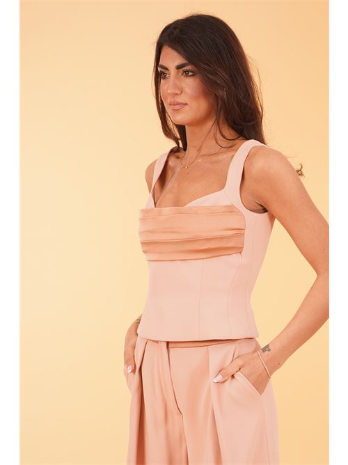 Top in cady Dramee | 26110MOCHA