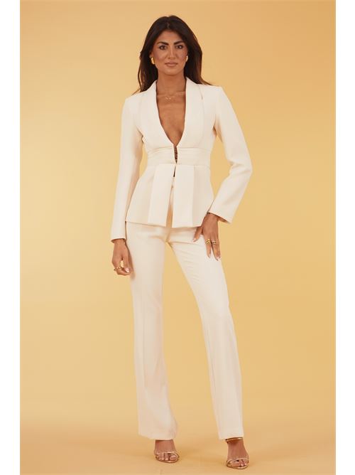 Tailleur in cady Dramee | 26912CREAM
