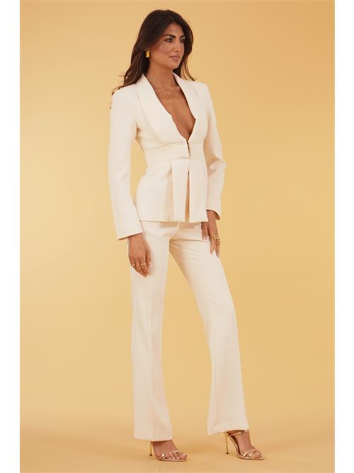 Tailleur in cady Dramee | 26912CREAM