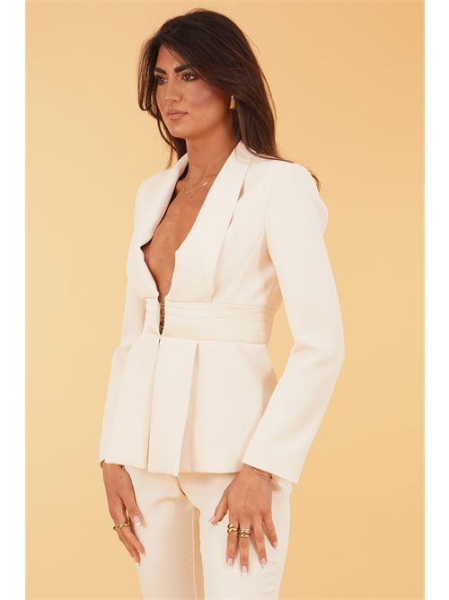 Tailleur in cady Dramee | 26912CREAM