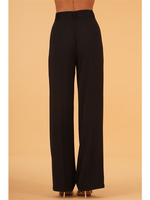 Pantalone palazzo in cady elmas phil | 011232NERO
