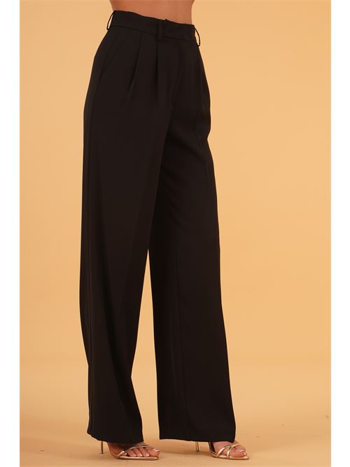 Pantalone palazzo in cady elmas phil | 011232NERO