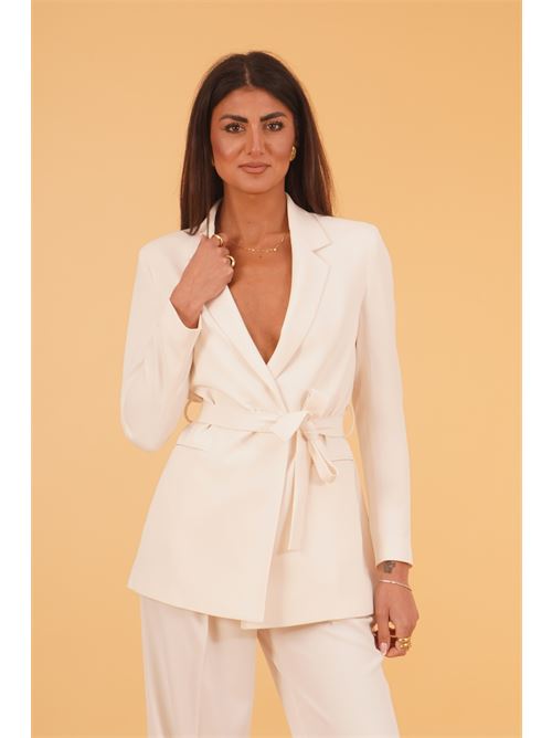 Giacca in cady leggero elmas phil | 040596PANNA