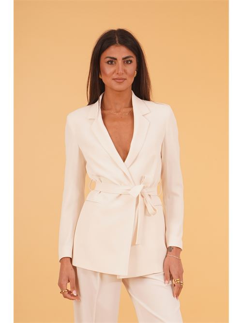 Giacca in cady leggero elmas phil | 040596PANNA