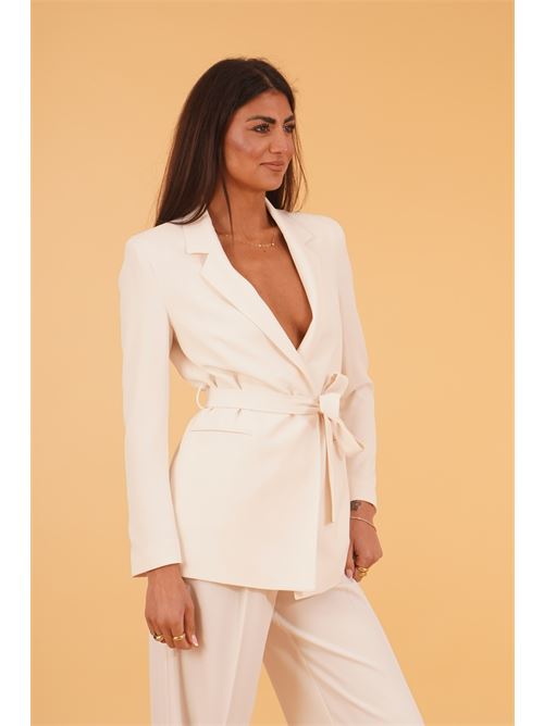 Giacca in cady leggero elmas phil | 040596PANNA