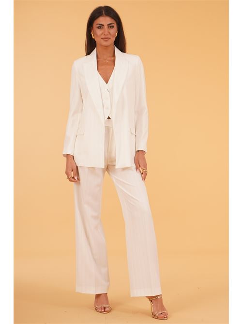 Giacca gessata elmas phil | 040625BIANCO