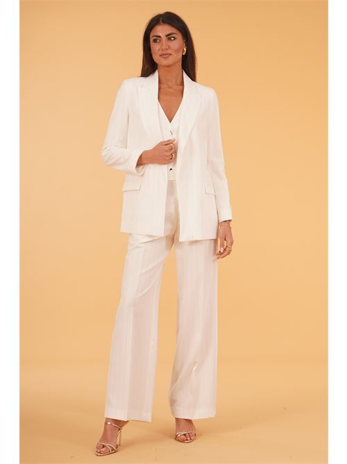 Giacca gessata elmas phil | 040625BIANCO