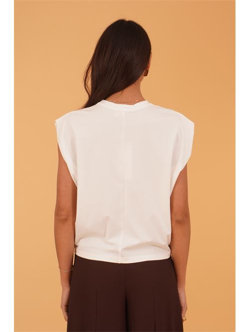 Maglia in viscosa GM by Gai Mattiolo | GM3676PANNA