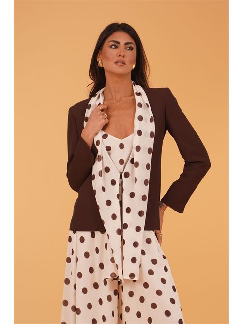 Giacca in cady GM by Gai Mattiolo | GM3703MORO/FANTASIA