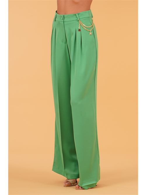 Pantalone in crepe palazzo