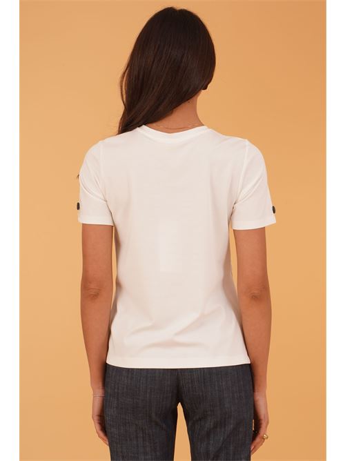 Maglia in viscosa elastica GM by Gai Mattiolo | GM3918PANNA