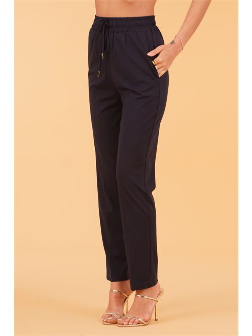 Pantalacci in viscosa elastica GM by Gai Mattiolo | GM3973BLU