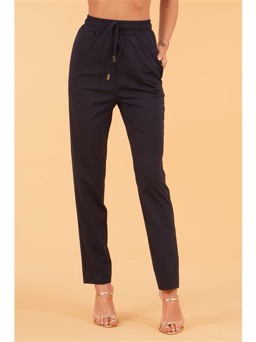 Pantalacci in viscosa elastica GM by Gai Mattiolo | GM3973BLU