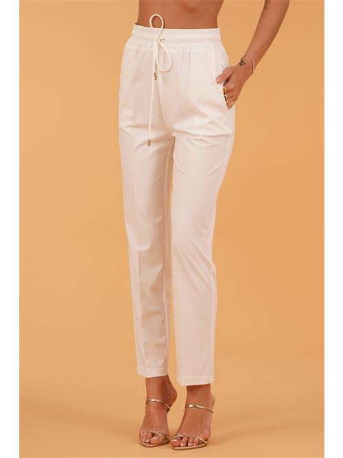 Pantalacci in viscosa elastica GM by Gai Mattiolo | GM3973PANNA