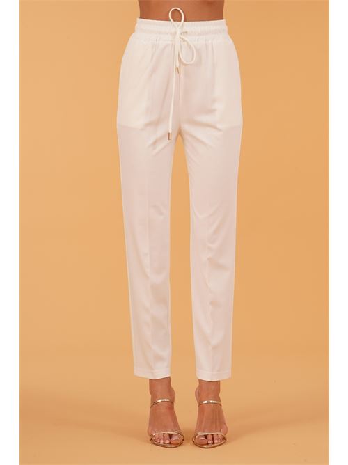 Pantalacci in viscosa elastica GM by Gai Mattiolo | GM3973PANNA