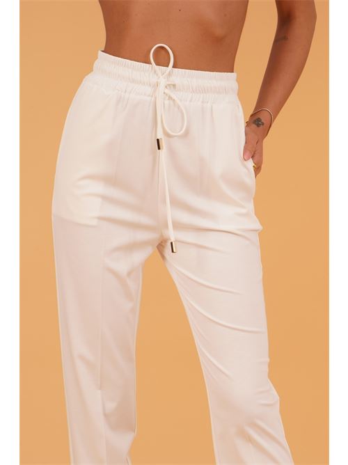 Pantalacci in viscosa elastica GM by Gai Mattiolo | GM3973PANNA