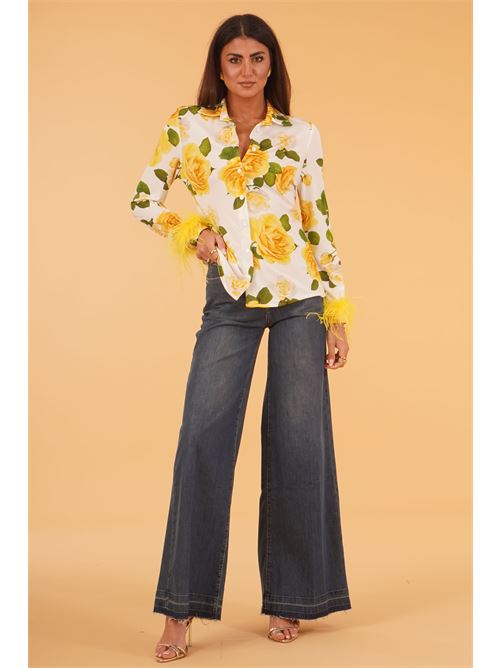 Camicia elastica in viscosa fantasia LAFTY.LIE | 02P223FANTASIA