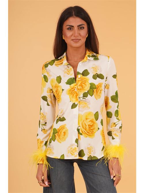 Camicia elastica in viscosa fantasia LAFTY.LIE | 02P223FANTASIA