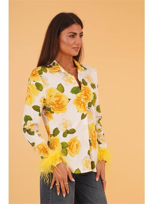 Camicia elastica in viscosa fantasia LAFTY.LIE | 02P223FANTASIA