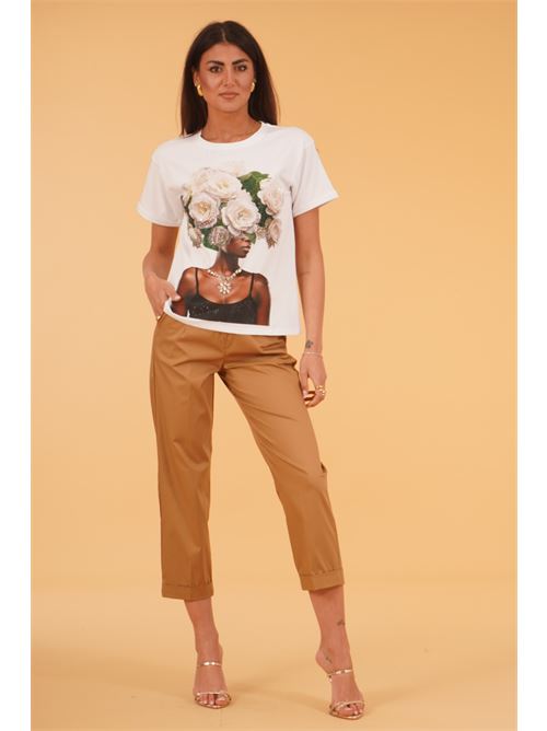 Maglia con stampa LAFTY.LIE | 18Q710BIANCO